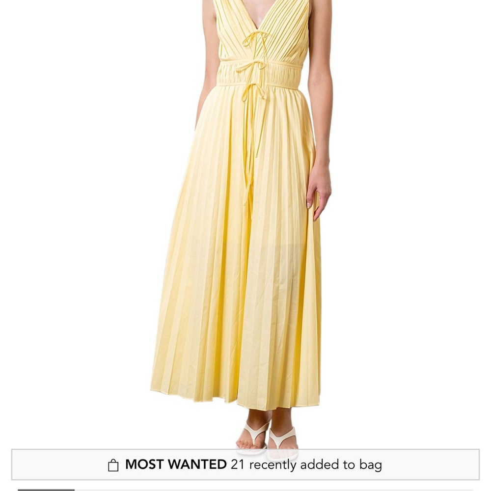Moon River Sunny Yellow Maxi Dress